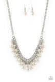 Paparazzi Necklace - Duchess Dior - White