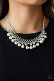 Paparazzi Necklace - Duchess Dior - White