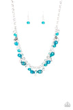 Paparazzi Necklace - Downstage Dazzle - Blue