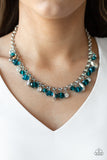 Paparazzi Necklace - Downstage Dazzle - Blue