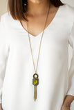 Paparazzi Necklace - A Good TALISMAN Is Hard To Find - Green