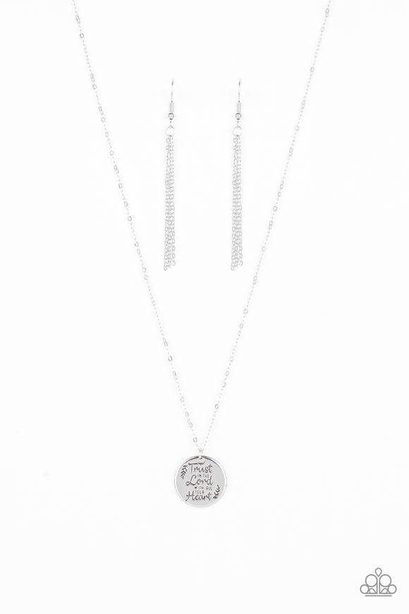 Paparazzi Necklace - All You Need Is Trust - Silver