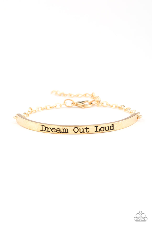 Paparazzi Bracelet - Dream Out Loud - Gold