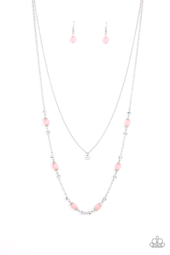Paparazzi Necklace - Irresistibly Iridescent - Pink