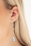 Paparazzi Earring - Must Love Diamonds - White LOP
