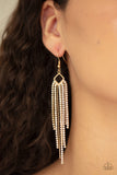 Paparazzi Earring - Singing In The REIGN - Gold