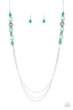 Paparazzi Necklace - Native New Yorker - Green