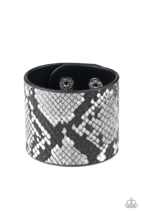 Paparazzi Urban Bracelet - The Rest Is HISS-tory - Silver