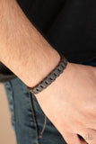 Paparazzi Urban Bracelet - Grit And Grease - Brown