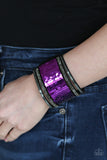 Paparazzi Urban Bracelet - Heads Or MERMAID Tails - Purple