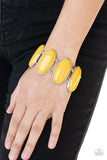 Paparazzi Bracelet - Power Pop - Yellow