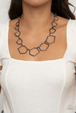 Paparazzi Necklace - Full Frame Fashion - Black