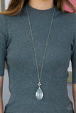 Paparazzi Necklace - Up In The HEIR - White LOP