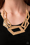 Paparazzi Necklace - Break The Mold - Gold