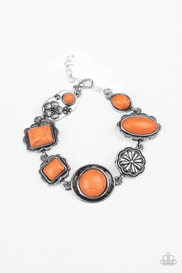 Paparazzi Bracelet - Gorgeously Groundskeeper - Orange