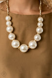 Paparazzi Necklace - Pearly Prosperity - Gold