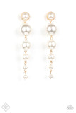 Paparazzi Earring - Living A WEALTHY Lifestyle - Gold