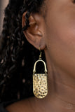 Paparazzi Earring - Resort Relic - Brass