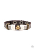 Paparazzi Urban Bracelet - Rev It Up - Brown