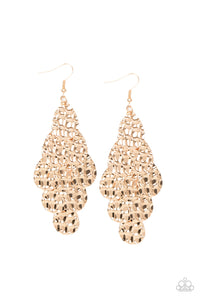 Paparazzi Earring - Instant Incandescence - Gold