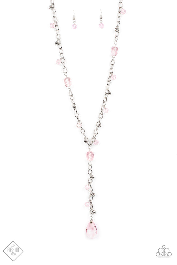 Paparazzi Necklace - Afterglow Party - Pink