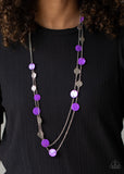 Paparazzi Necklace - Ocean Soul - Purple