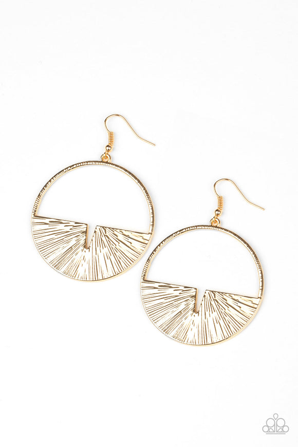 Paparazzi Earring - Reimagined Refinement - Gold