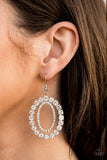 Paparazzi Earring - Deluxe Luxury - White