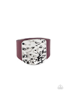 Paparazzi Urban Bracelet - Brighten Up - Purple