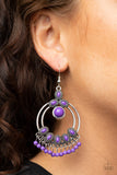 Paparazzi Earring - Palm Breeze - Purple