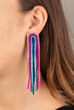 Paparazzi Earring - Let There BEAD Light - Multi Pink