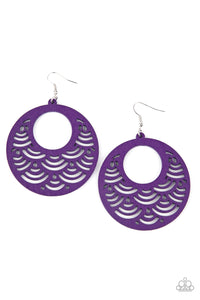 Paparazzi Earring - SEA Le Vie! - Purple