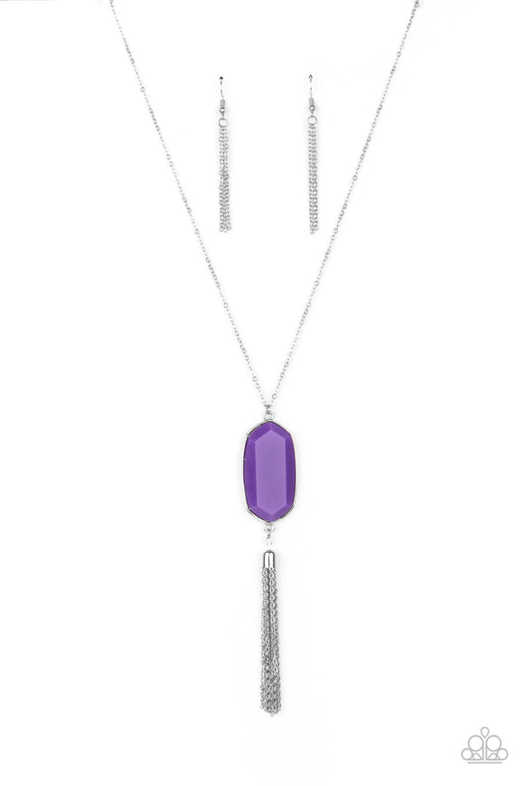 Paparazzi Necklace - Got A Good Thing GLOWING - Purple