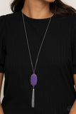 Paparazzi Necklace - Got A Good Thing GLOWING - Purple