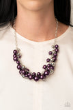 Paparazzi Necklace - Uptown Upgrade - Purple