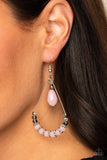 Paparazzi Earring - Lovely Lucidity - Pink