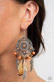 Paparazzi Earring - Desert Plains - Orange