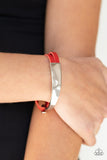 Paparazzi Bracelet - A Notch Above The Rest - Red