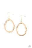Paparazzi Earring - Casual Curves - Gold