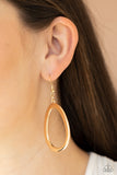 Paparazzi Earring - Casual Curves - Gold
