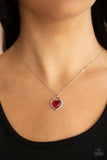 Paparazzi Necklace - A Dream is a Wish Your Heart Makes - Red