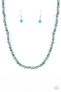 Paparazzi Necklace - ZEN You Least Expect It - Blue