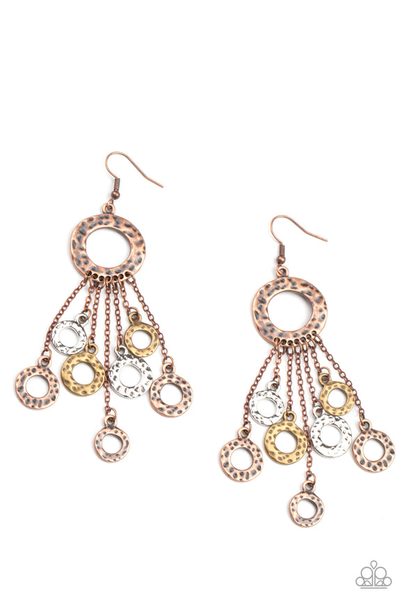 Paparazzi Earring - Right Under Your NOISE - Multi