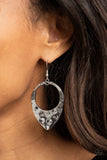 Paparazzi Earring - Instinctively Industrial - Silver