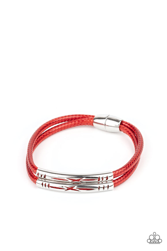 Paparazzi Bracelet - What a WANDER-ful World - Red