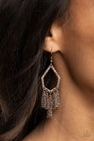 Paparazzi Earring - Museum Find - Copper