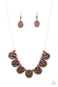 Paparazzi Necklace - Turn Me Loose - Copper