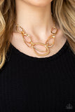 Paparazzi Necklace - Prehistoric Heirloom - Gold