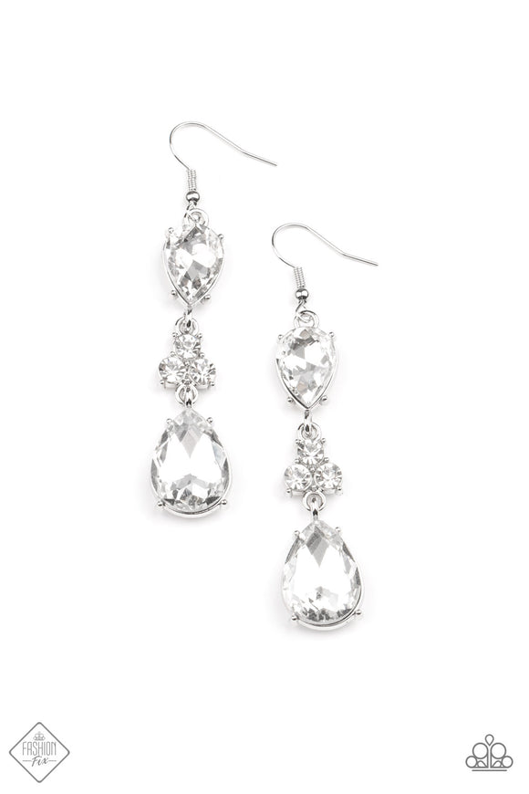 Paparazzi Earring - Once Upon A Twinkle - Silver