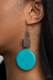 Paparazzi Earring - Modern Materials - Blue